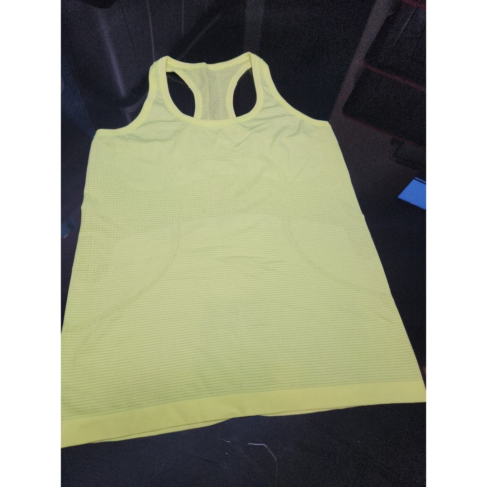 Lululemon Swiftly Tech SS T-Shirt & Racerback Tank Bundle Blue Yellow 8 - Picture 5 of 8